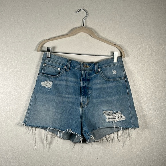 Urban Outfitters Pants - Urban Outfitters BDG girl-friend high rise fray hem shorts size 29